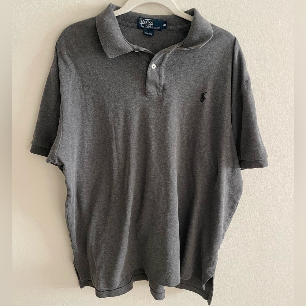 Polo Ralph Lauren Charcoal Polo Shirt for Men size XL